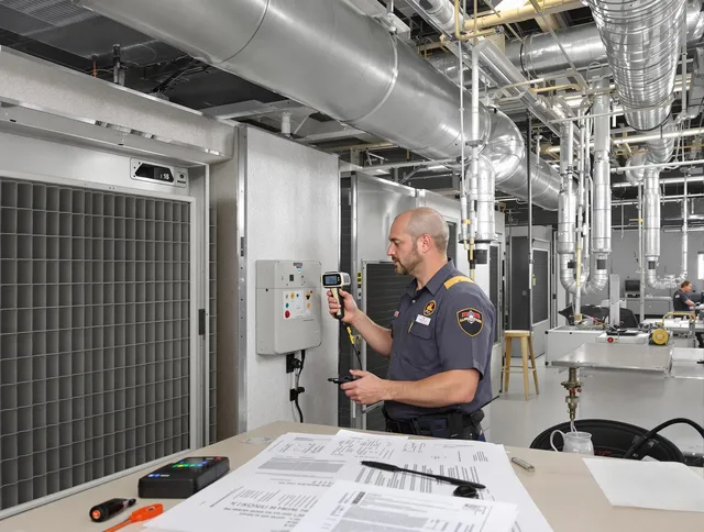Professional filter system inspection by Central Falls Air Duct Cleaning in Central Falls
